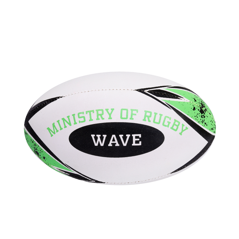 STRADIA "WAVE" Size 4 Rugby Union Ball - "Virgin Grade Training Excellence with Patented Control Grip"