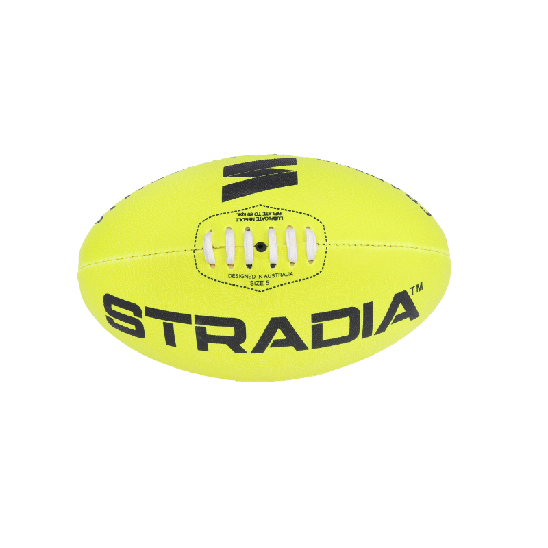 STRADIA "TORNADO" Size 5 Aussie Rules Ball - "Pro-Level Grip and Durability for the Serious Athlete"