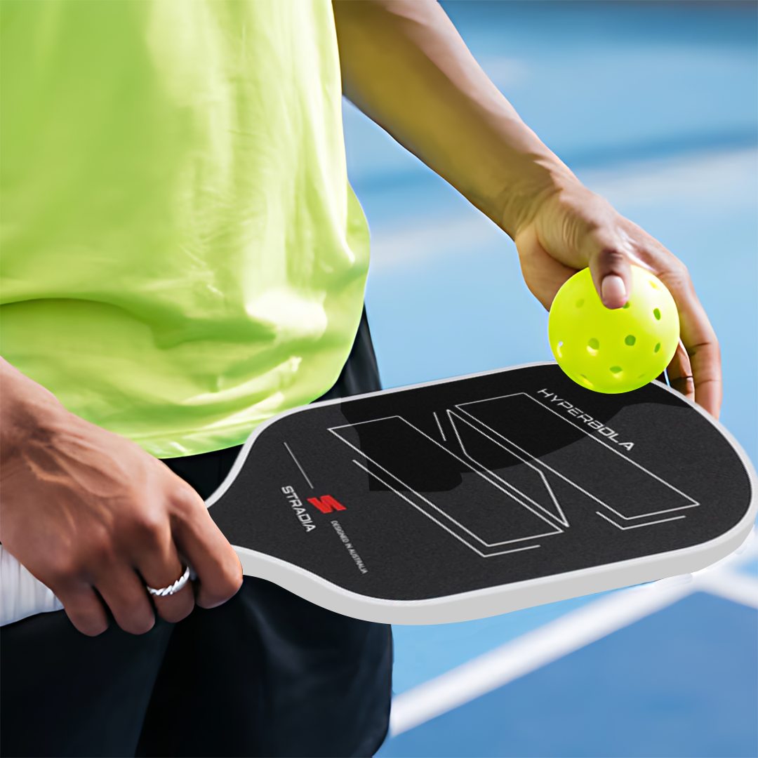 STRADIA "HYPERBOLA" Pickleball Paddle (Glass Fibre 13mm) - "Sleek Design, Superior Play"