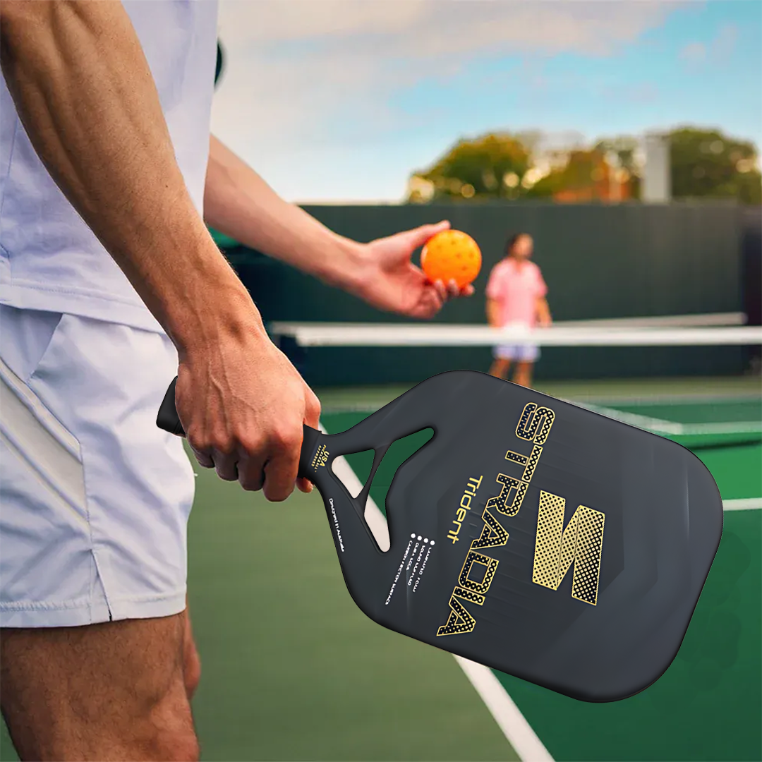 STRADIA "TRIDENT" Pickleball Paddle (Carbon Fibre 13mm): Ultimate Performance!