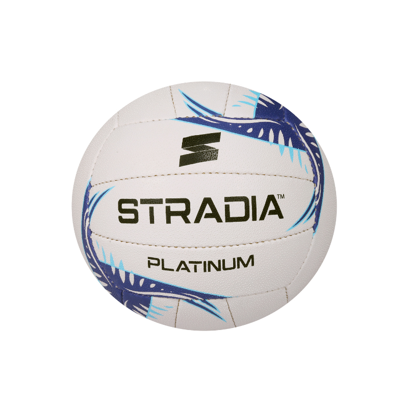 STRADIA "PLATINUM" Size 5 Netball - "Elite Competition Grade for Netball Professionals"