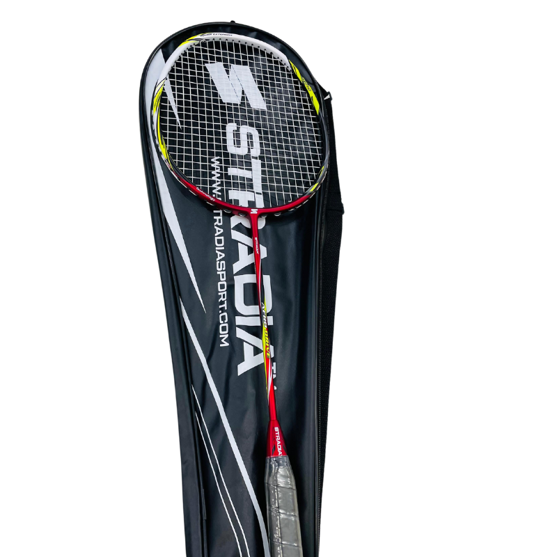 STRADIA "AERO DRIVE" Badminton Racquet (Full Graphite, One Piece, Strung): Glide to Victory