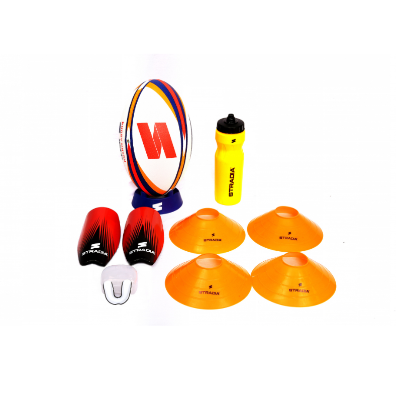 STRADIA "RUGBY STARTER" Set - "Rugby Essentials Kit for Beginners"