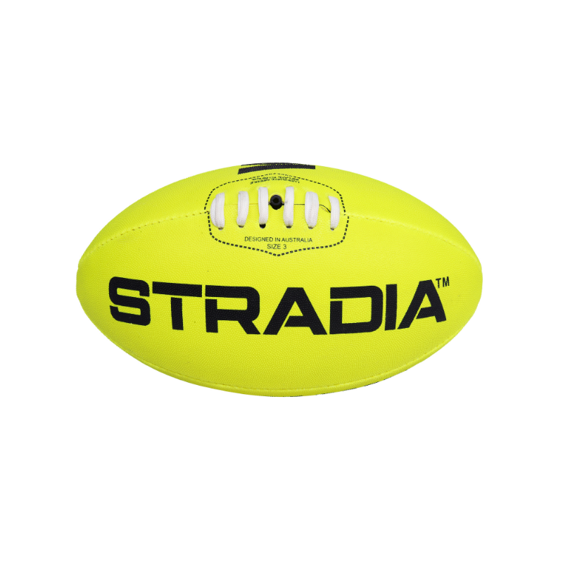 STRADIA "TORNADO" Size 3 Aussie Rules Ball - "Expert Game Control with Weather-Resistant Features"