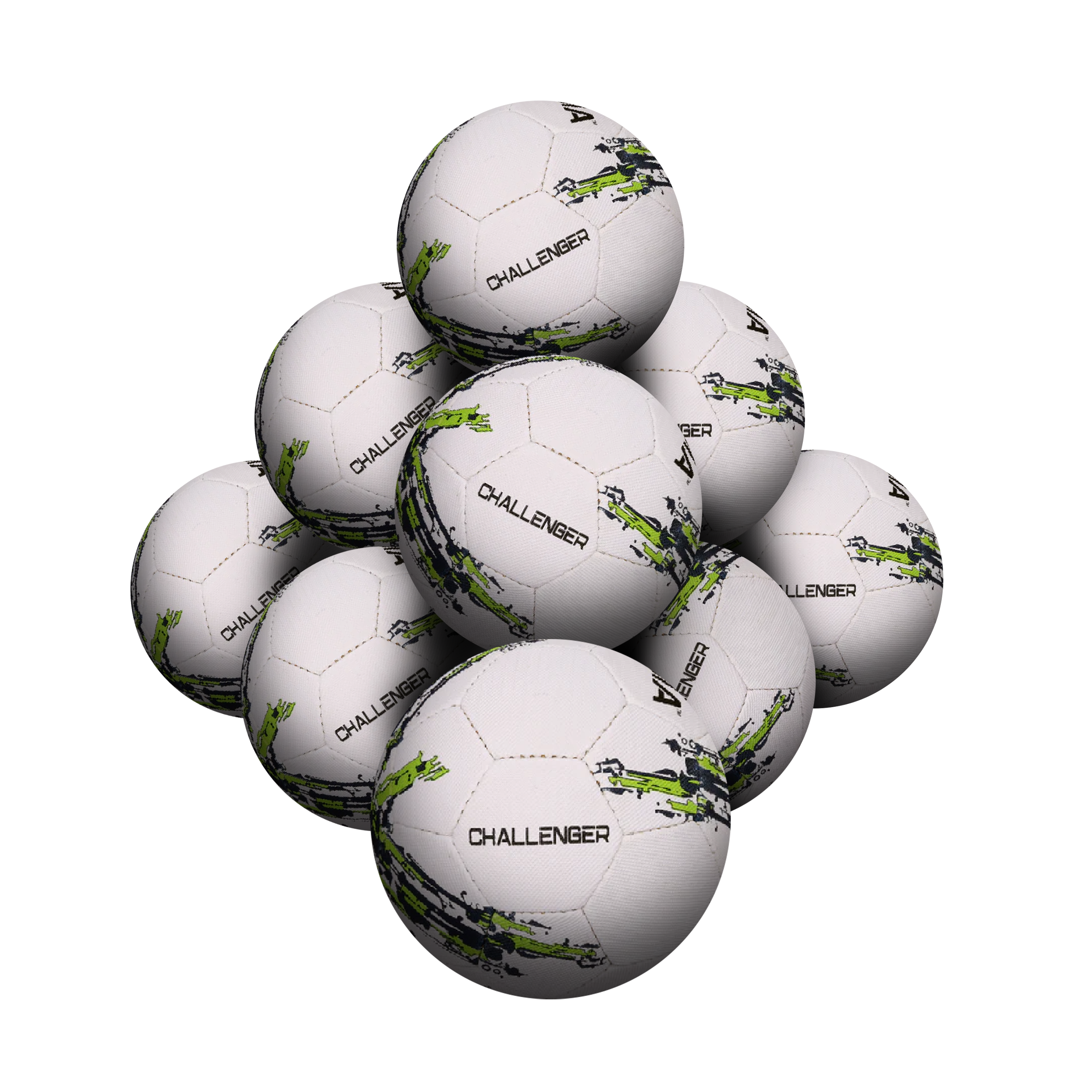 STRADIA "CHALLENGER" Size 3 Handball – Tough, Grippy Handball for Competitive Play – Pack of 10 with FREE Mesh Storage Bag
