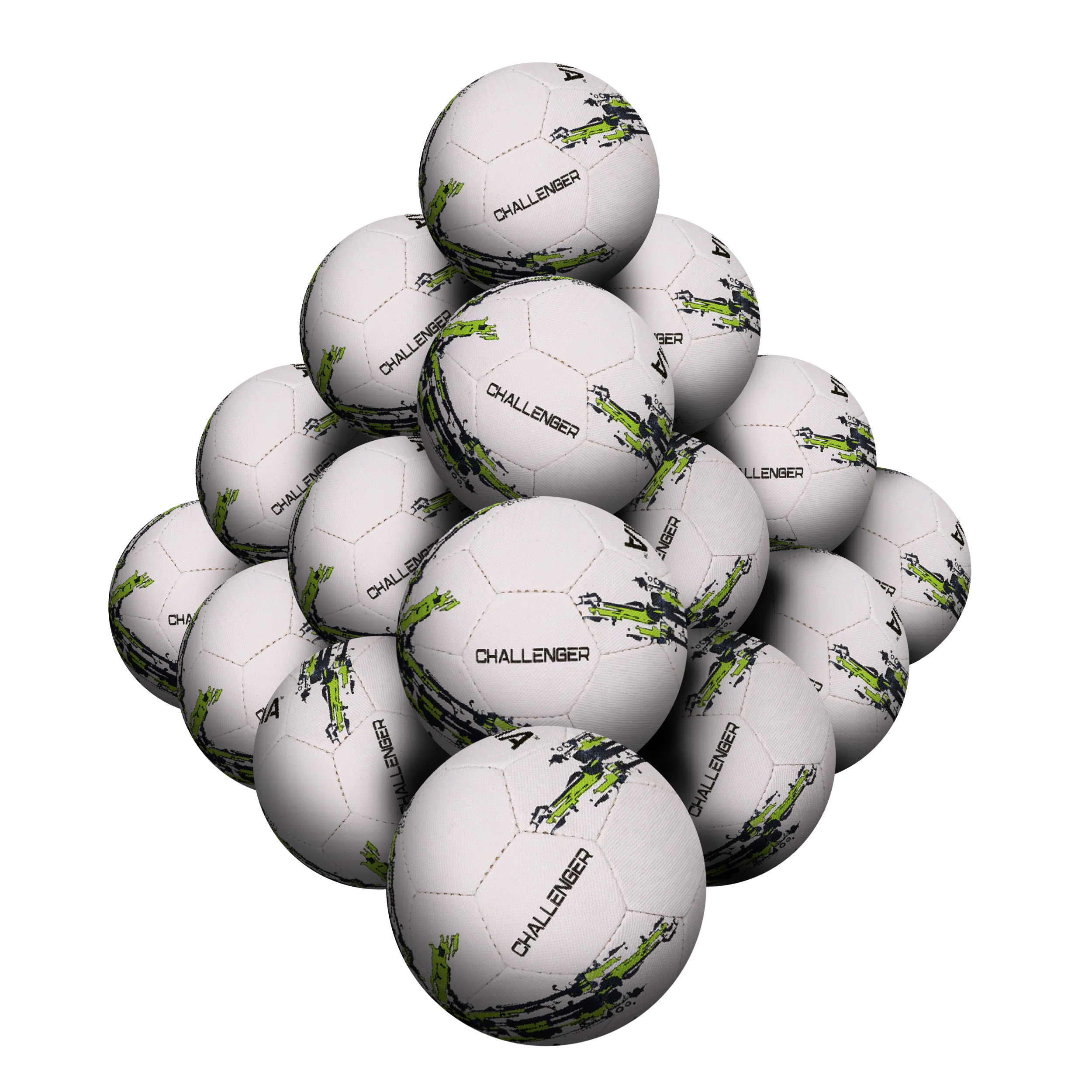 STRADIA "CHALLENGER" Size 3 Handball – Tough, Grippy Handball for Competitive Play – Pack of 20 with FREE Mesh Storage Bag