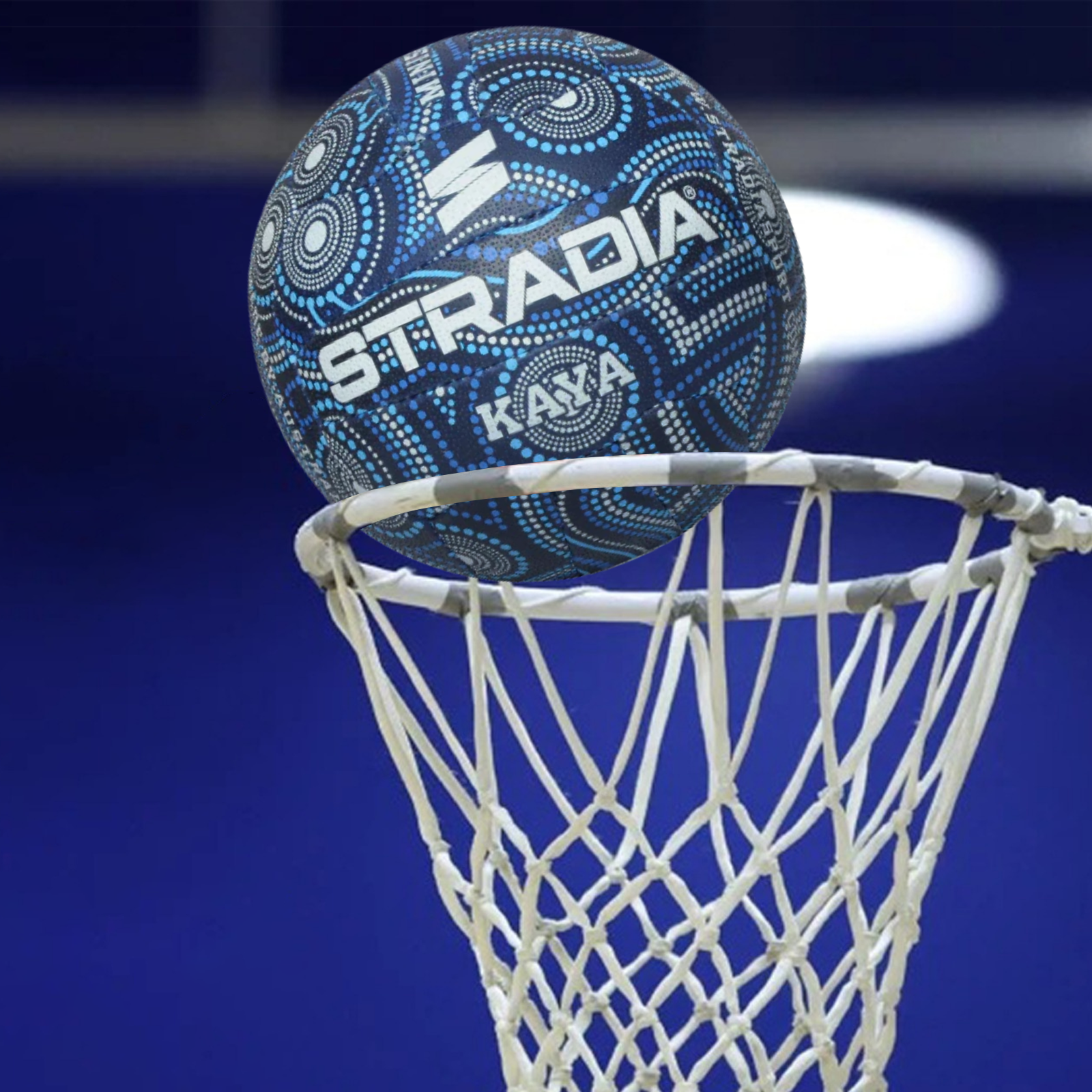 STRADIA “KAYA” Netball – Size 5 | First Nations Collection | Ultimate Grip & Handcrafted Quality