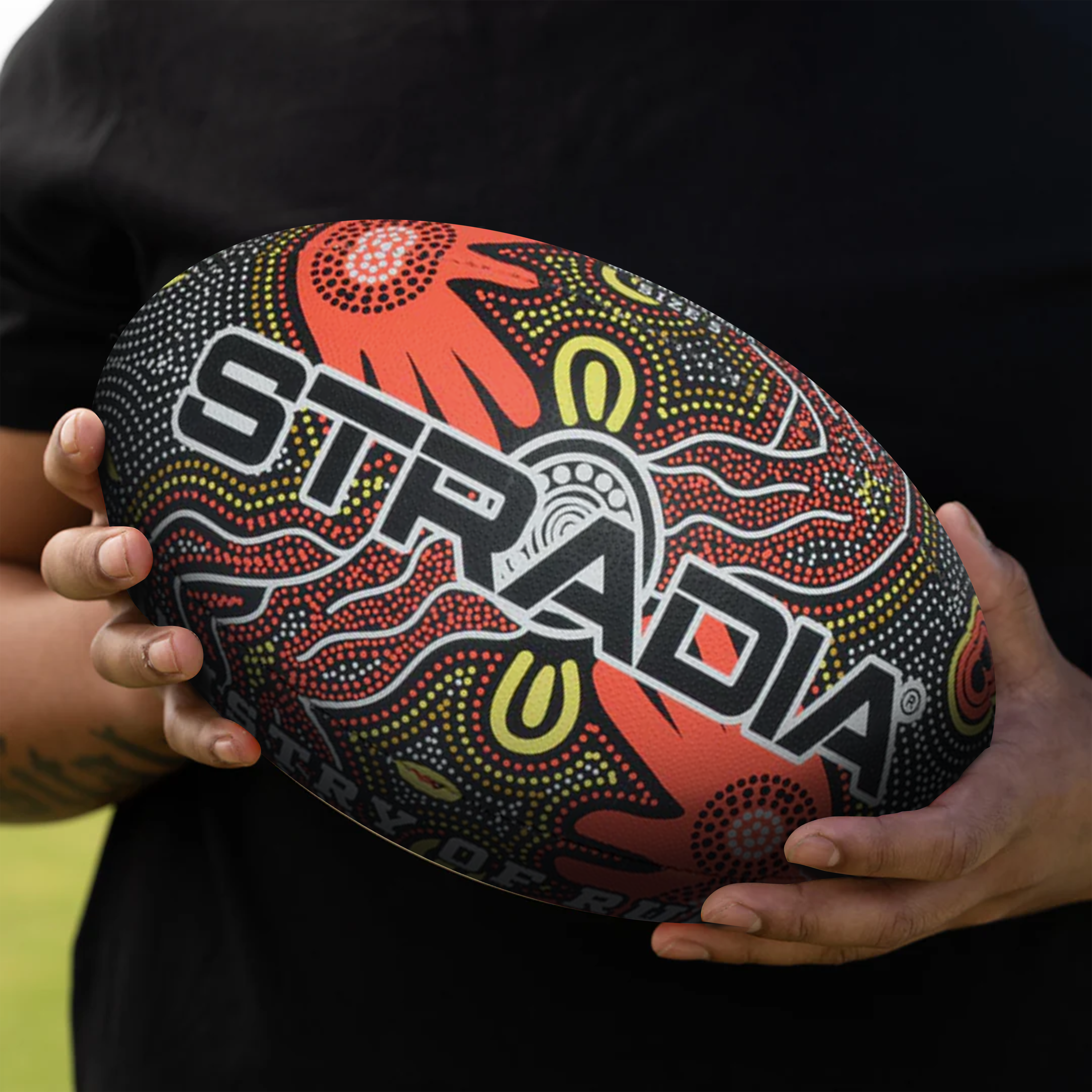 STRADIA “BURU” Rugby Union Ball – Size 5 | First Nations Collection | Ultimate Performance & Precision