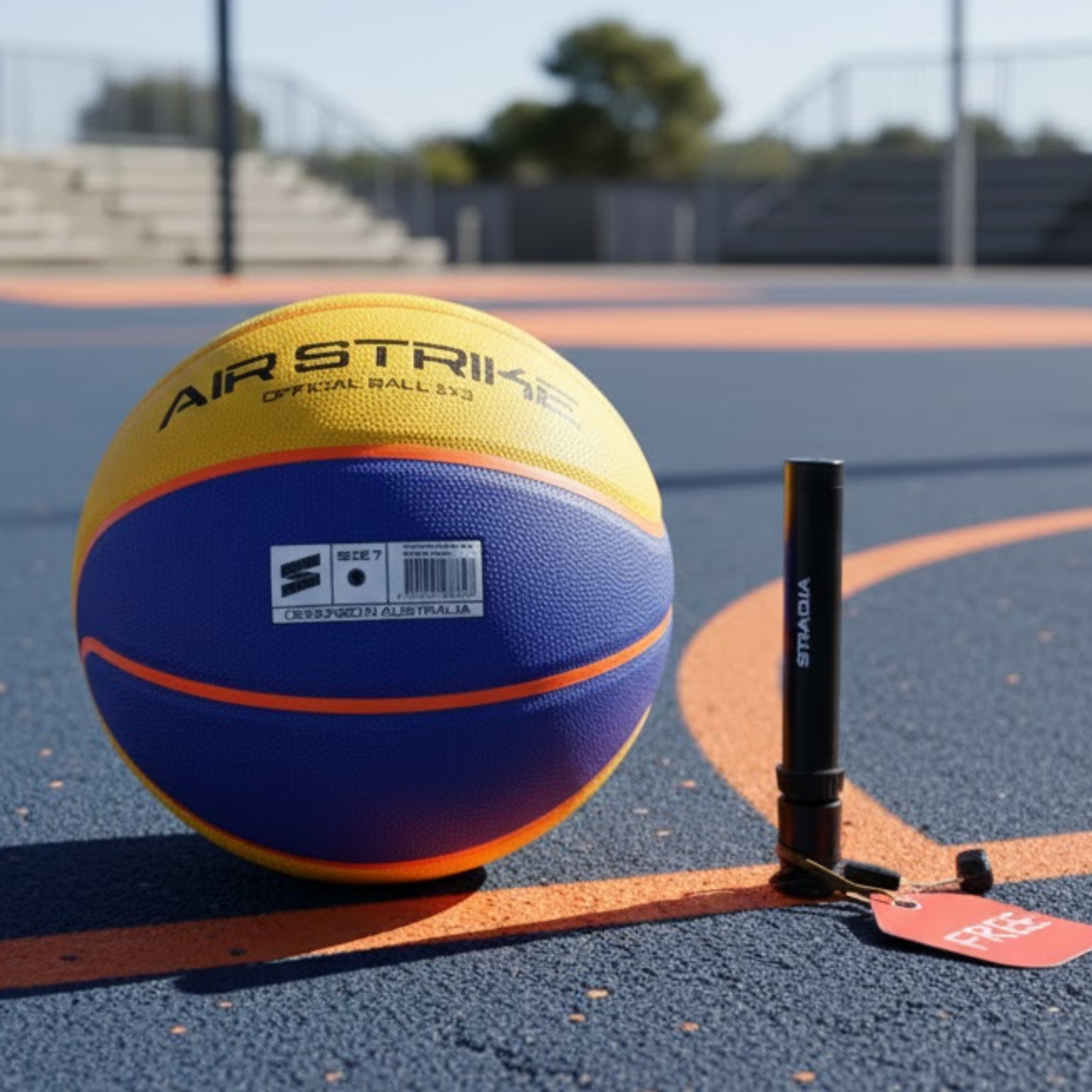 STRADIA AIR STRIKE Basketball + Double Action Pump (Free)