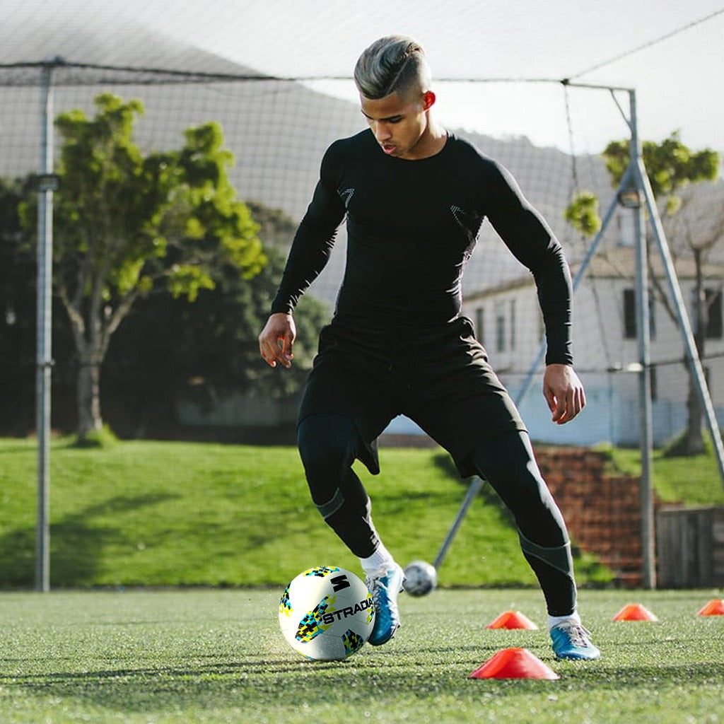 STRADIA "GALAXY" Junior Size 3 Soccer Ball - "Stellar Performance Series Korean PU Ball"