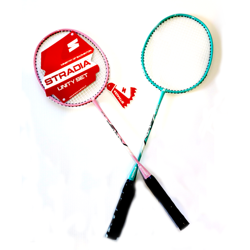 STRADIA "UNITY SET" Badminton Set (2 Racquets + Plastic Shuttlecocks): Unite for Victory!