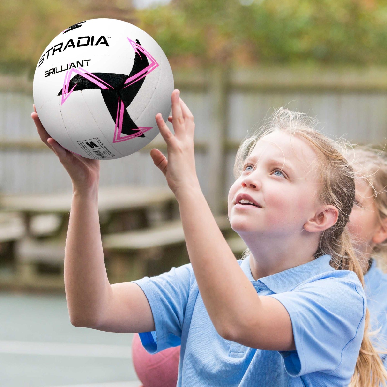 STRADIA "BRILLIANT" Size 5 Netball - "Eco-Friendly, High-Performance Netball for Pros"