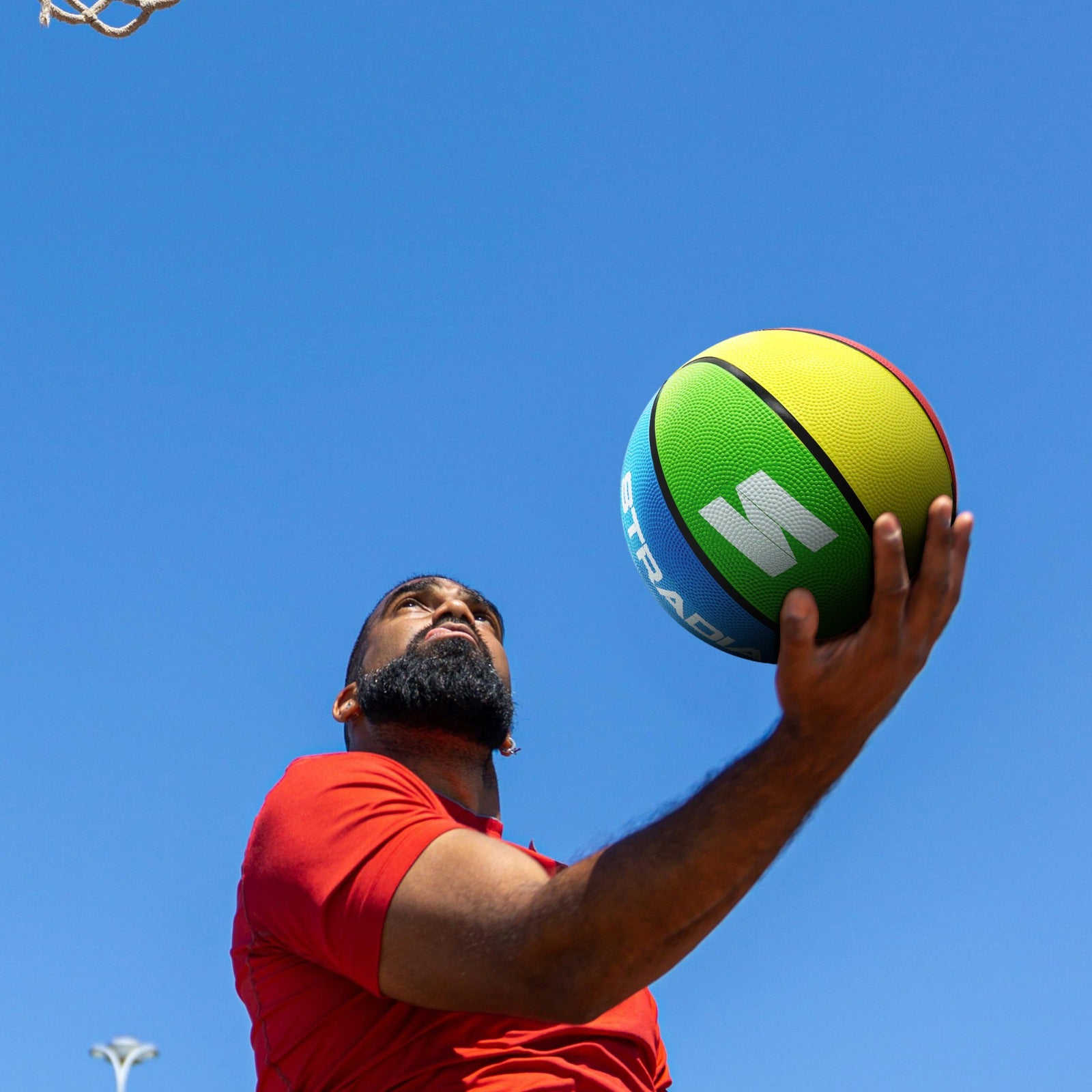 STRADIA "SPECTRUM PRO" Size 5,7 Basketball: Colourful Performance!