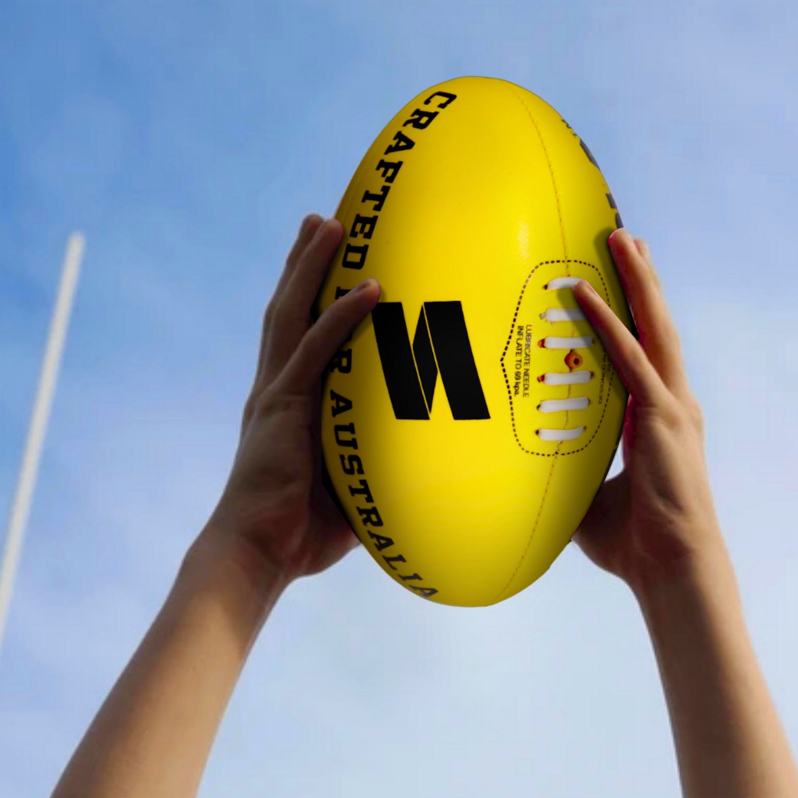 STRADIA "AUGUSTA" Size 5 Aussie Rules Ball - "Premium Craft Ball for the AFL Connoisseur"