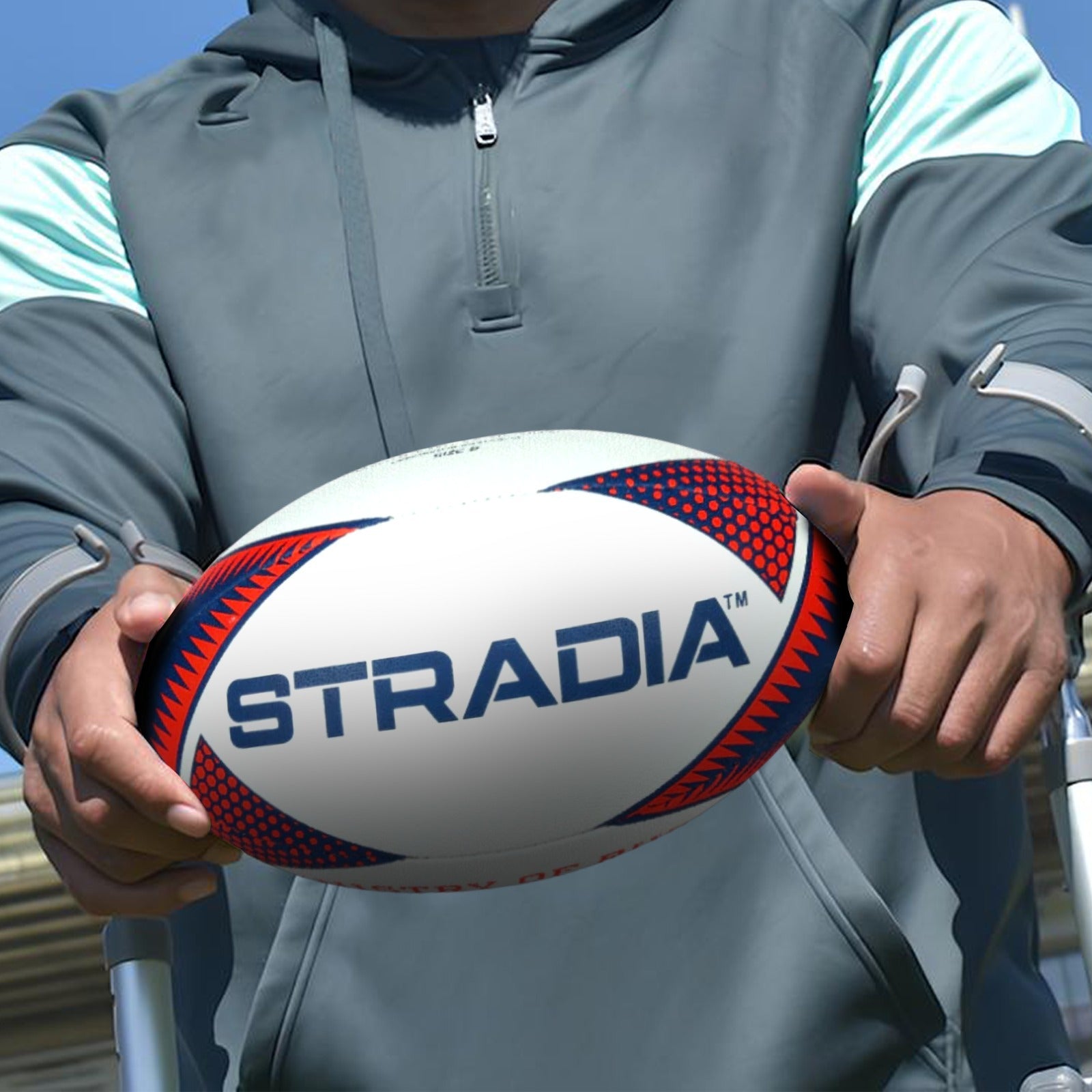 STRADIA "MATCH" Size 5 Rugby League Ball - "Multiplex Tech Professional Series Rugby Ball"