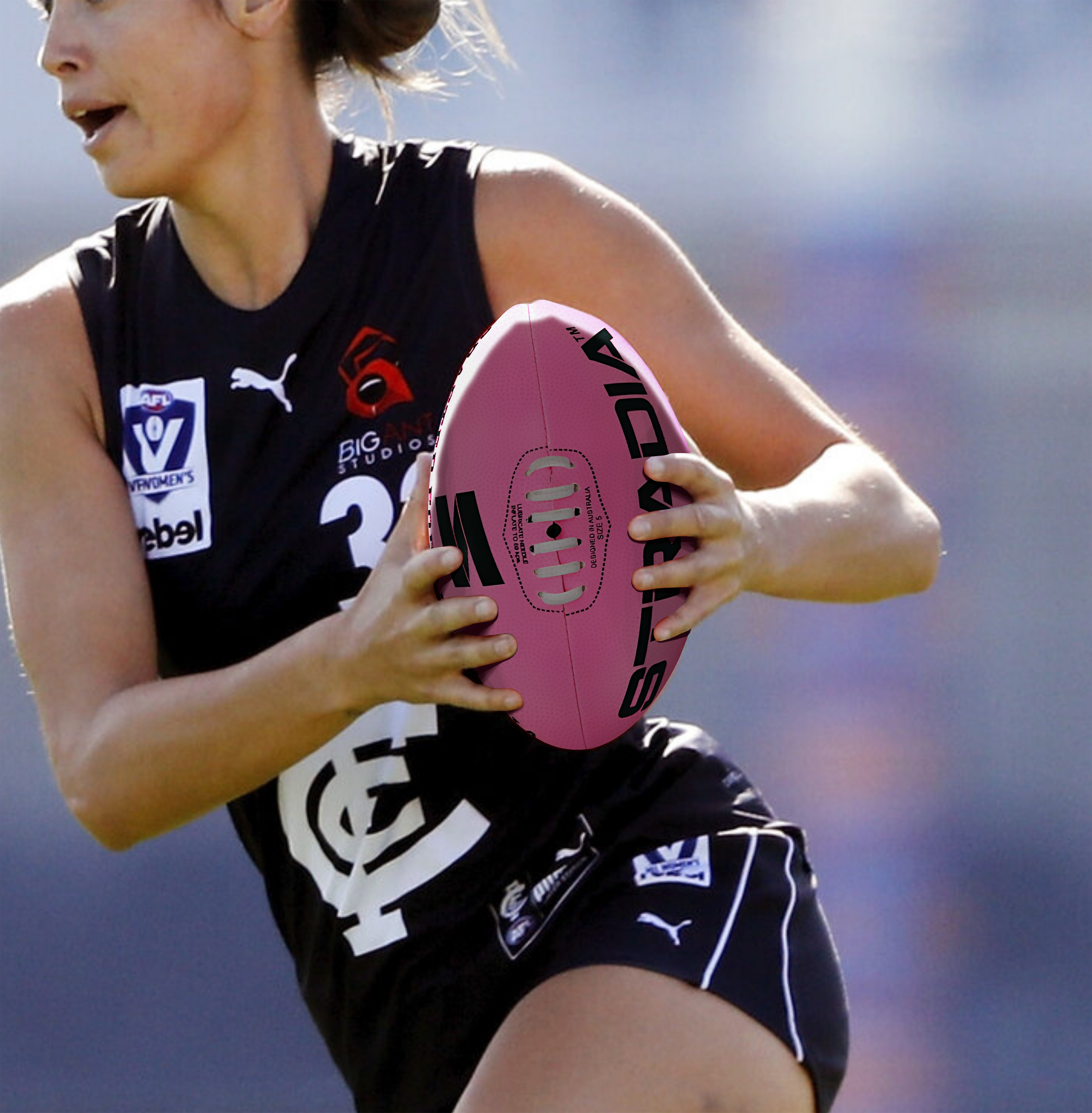 STRADIA "FORCE" Size 5 Aussie Rules Ball - "Top Tier Grip and Play Assurance in Every Weather"