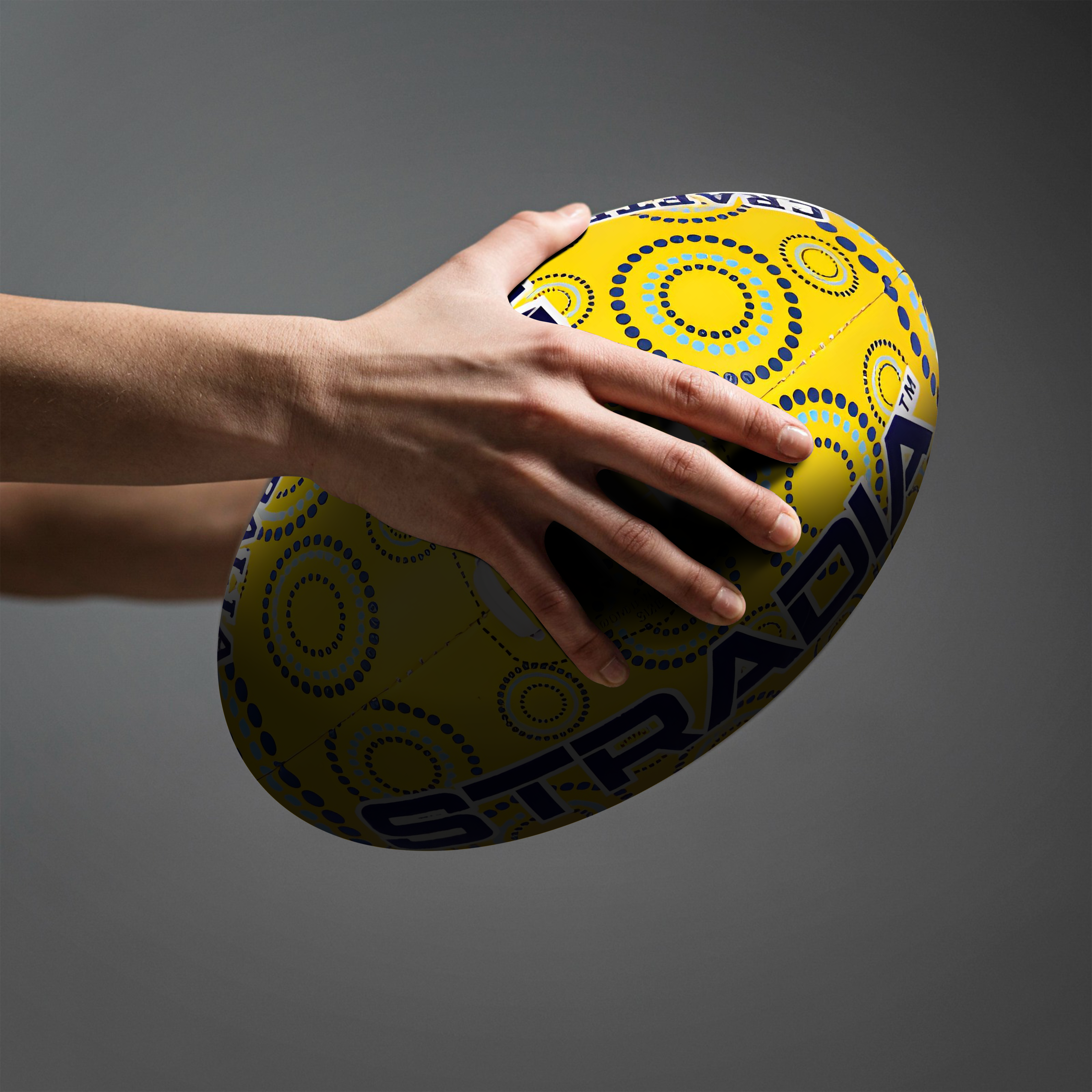 STRADIA "MAXIMA" Size 5 Aussie Rules Ball - "Professional Grade Ball for Maximum Control"