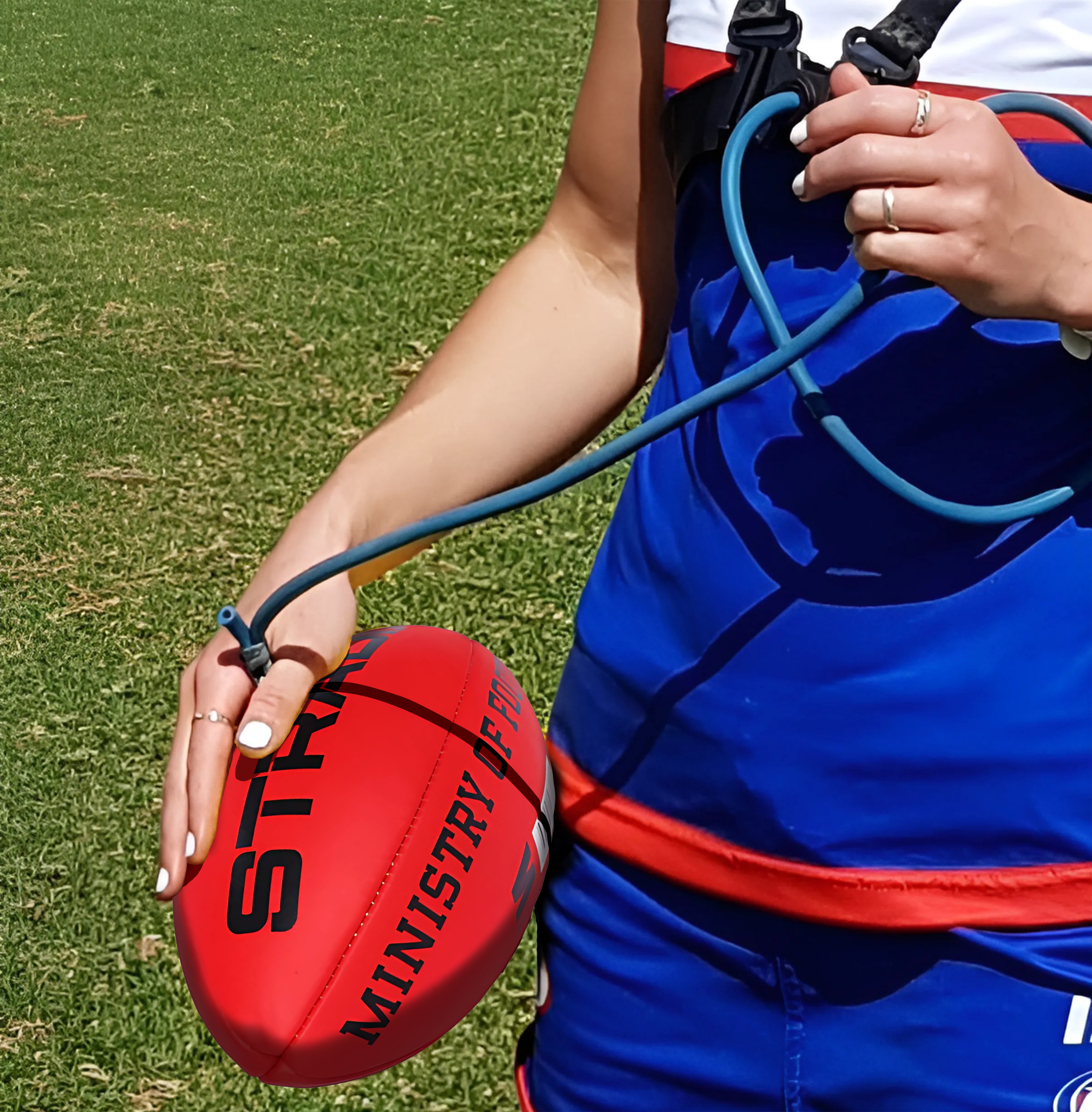 STRADIA "VOGUE" Size 4 Aussie Rules Ball - "Style Meets Substance in AFL Equipment"