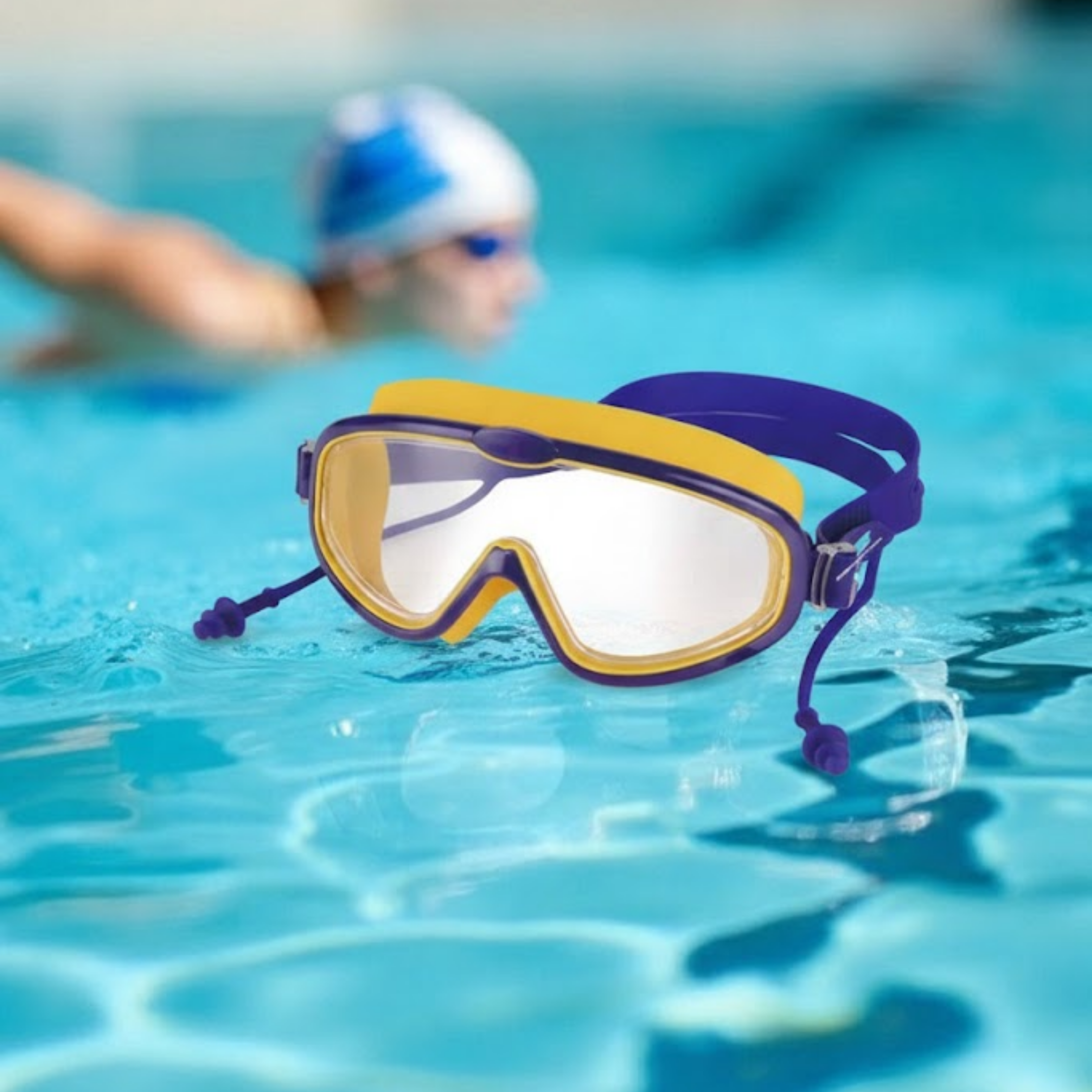 aquaSTRADIA "168AF-YELLOW" Vibrant Swim Goggles: Shine Bright!