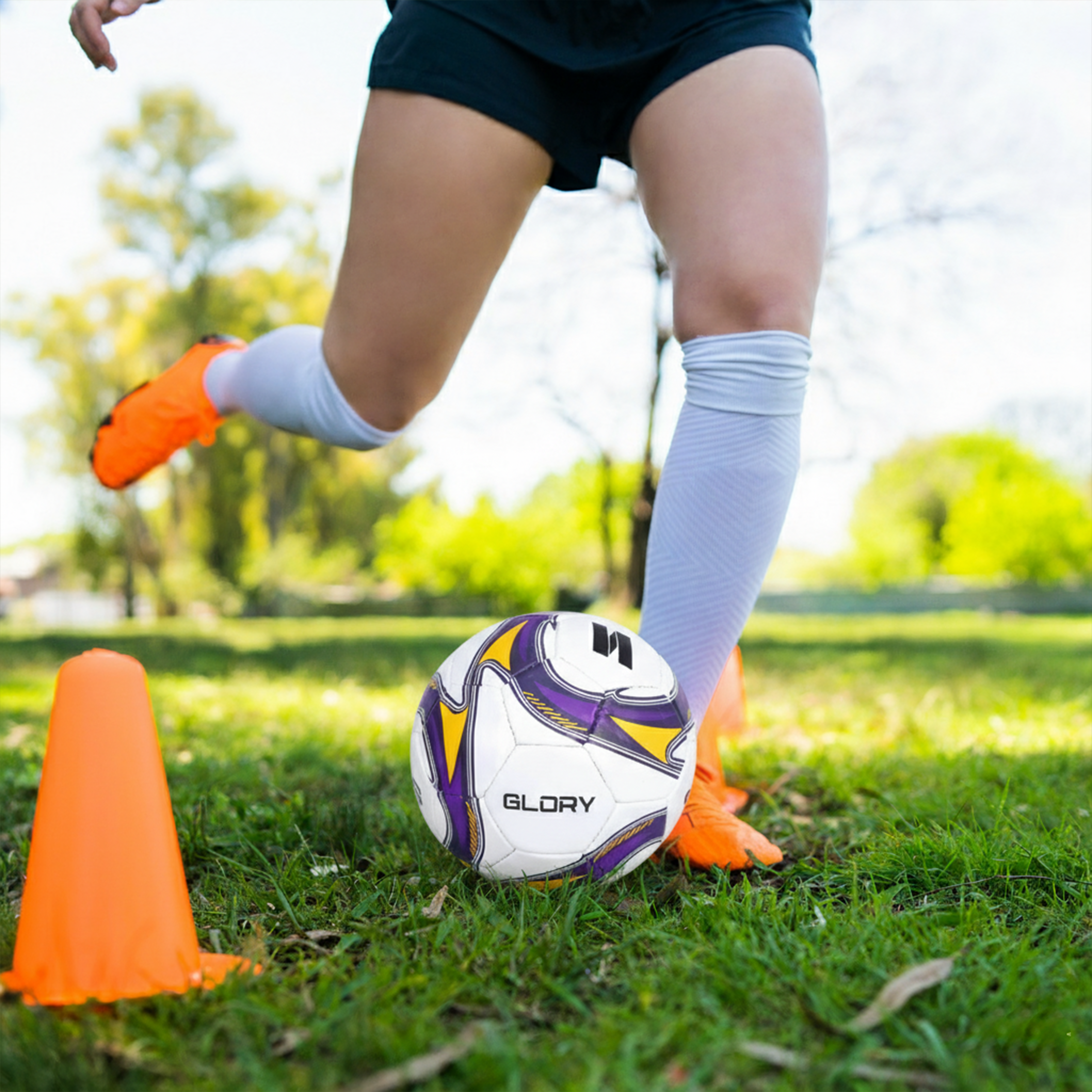 STRADIA "GLORY" Full Size 5 Soccer Ball - "Club Series Lightweight Performance Soccer Ball"