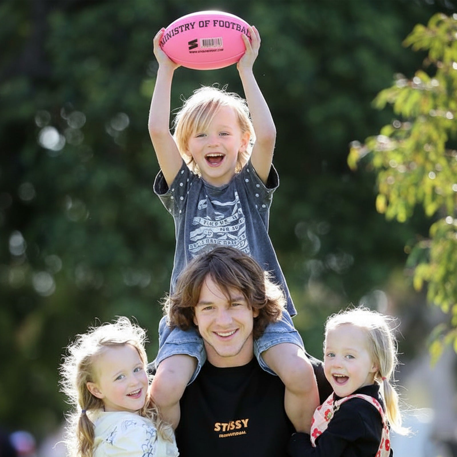 STRADIA "POWER" Size 3 Aussie Rules Ball - "Dynamic Performance with Enhanced Grip Assurance"