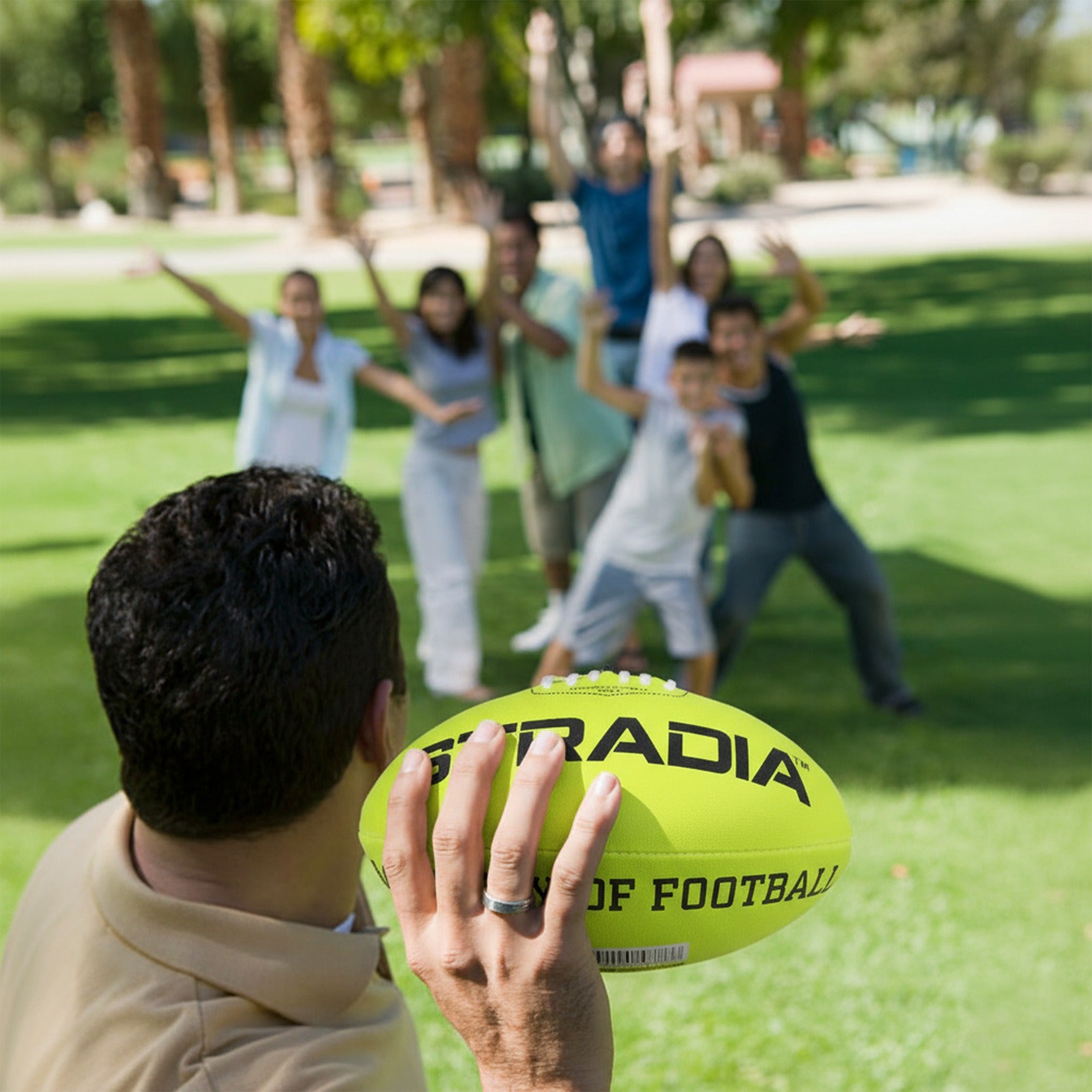STRADIA "TORNADO" Size 5 Aussie Rules Ball - "Pro-Level Grip and Durability for the Serious Athlete"