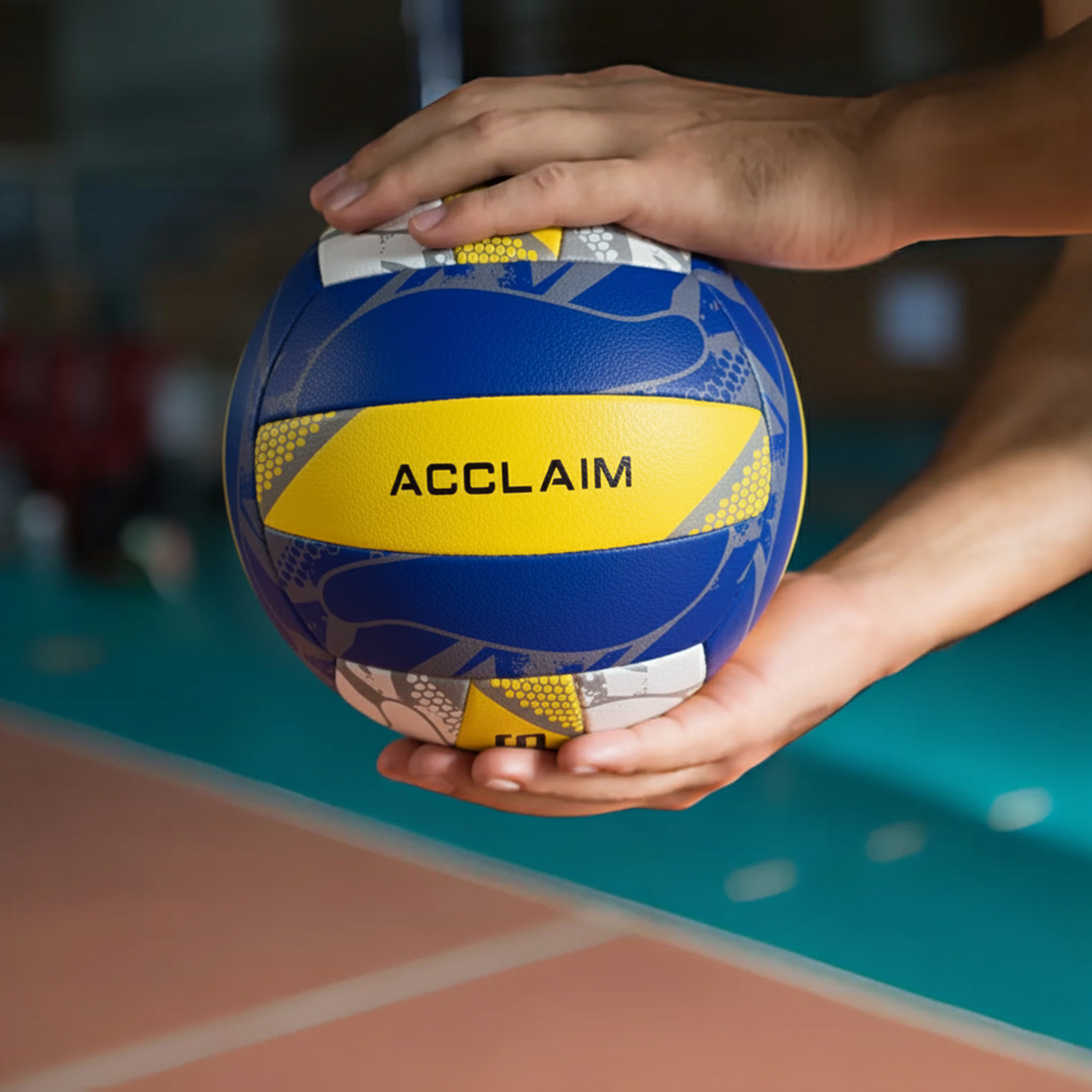 STRADIA "ACCLAIM" Size 5 Volleyball - "Premium Match Series PU Micro Fibre Volleyball"