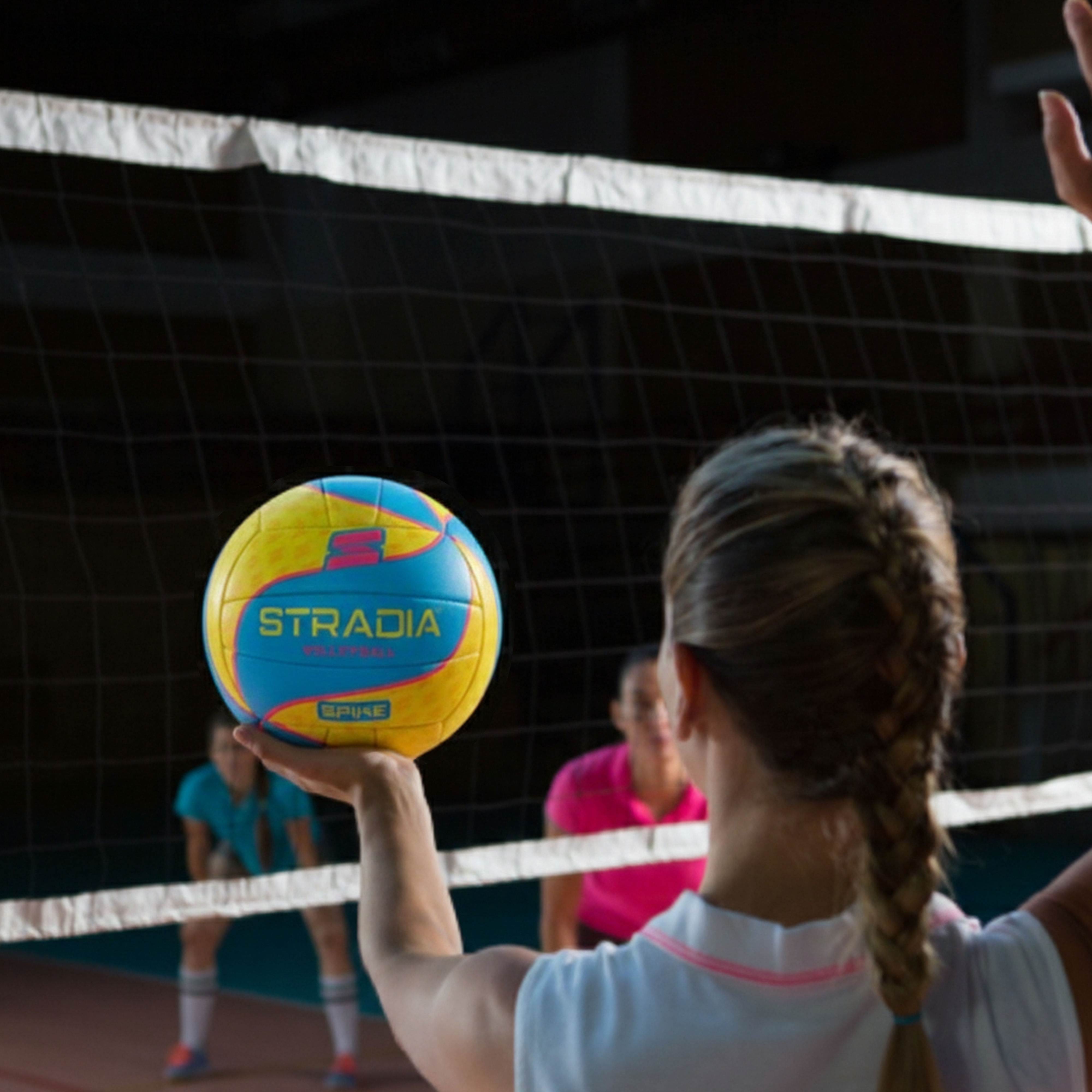 STRADIA "SPIKE" Size 5 Volleyball - "CARBONIUM Series Pro Trainer Foam-Padded Volleyball"